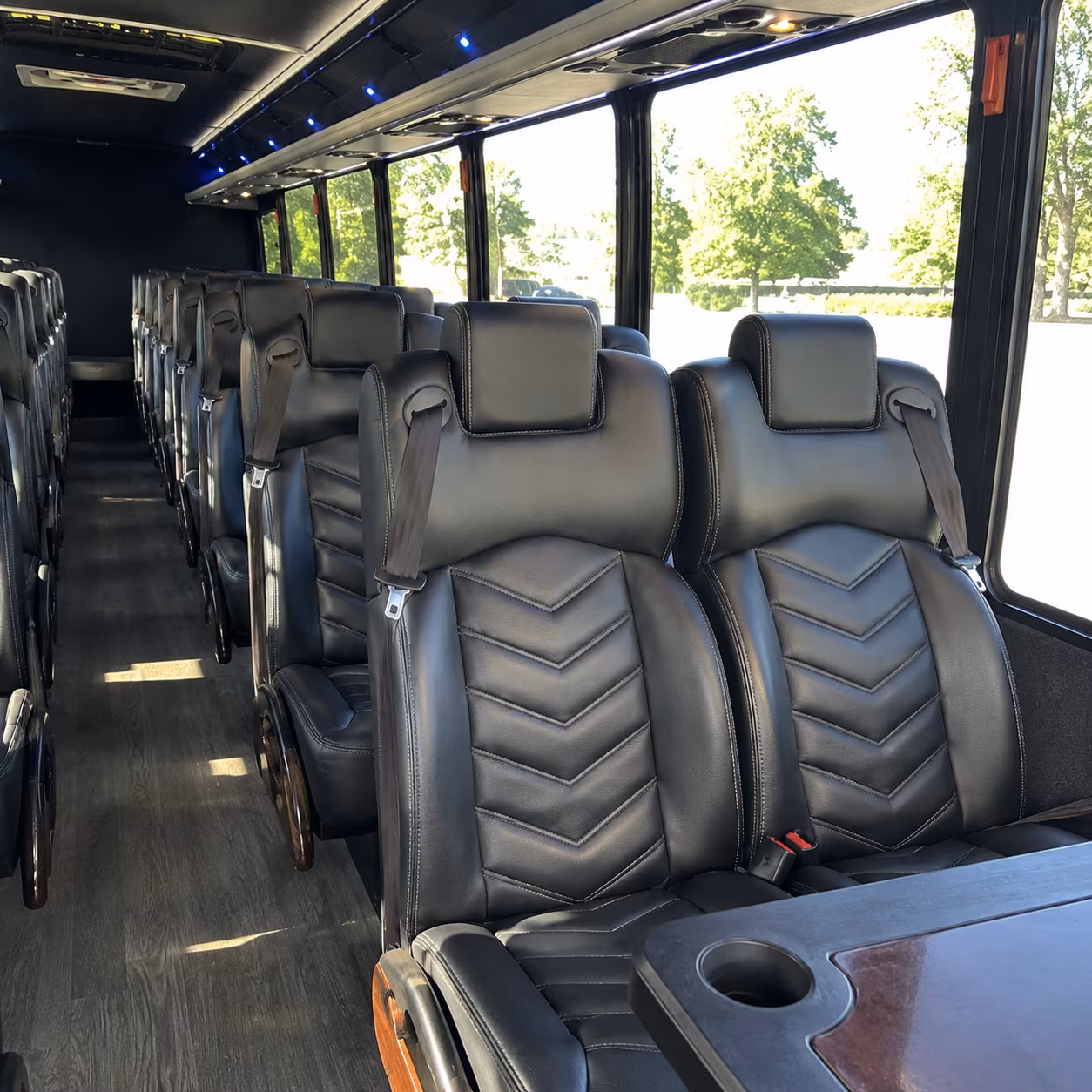 charlottesville employee transportation onboard seating