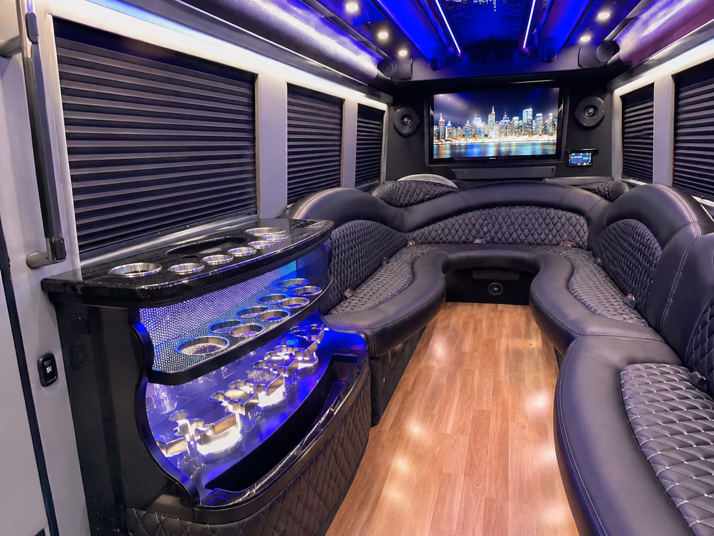 charlottesville wedding party bus rental