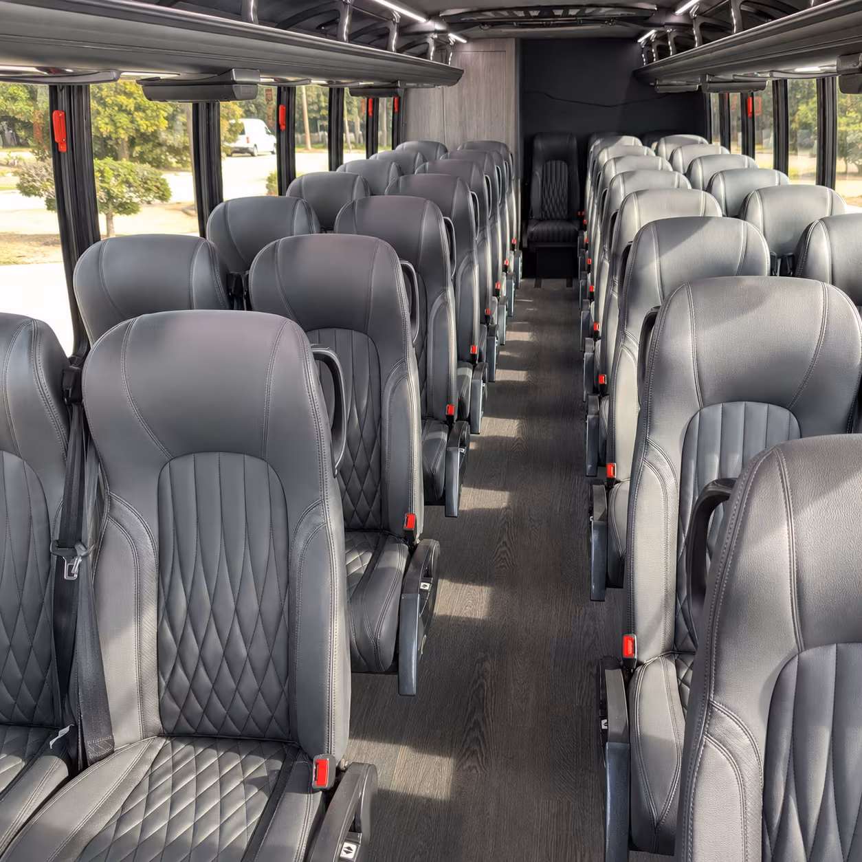 hampton long distance charter bus rental