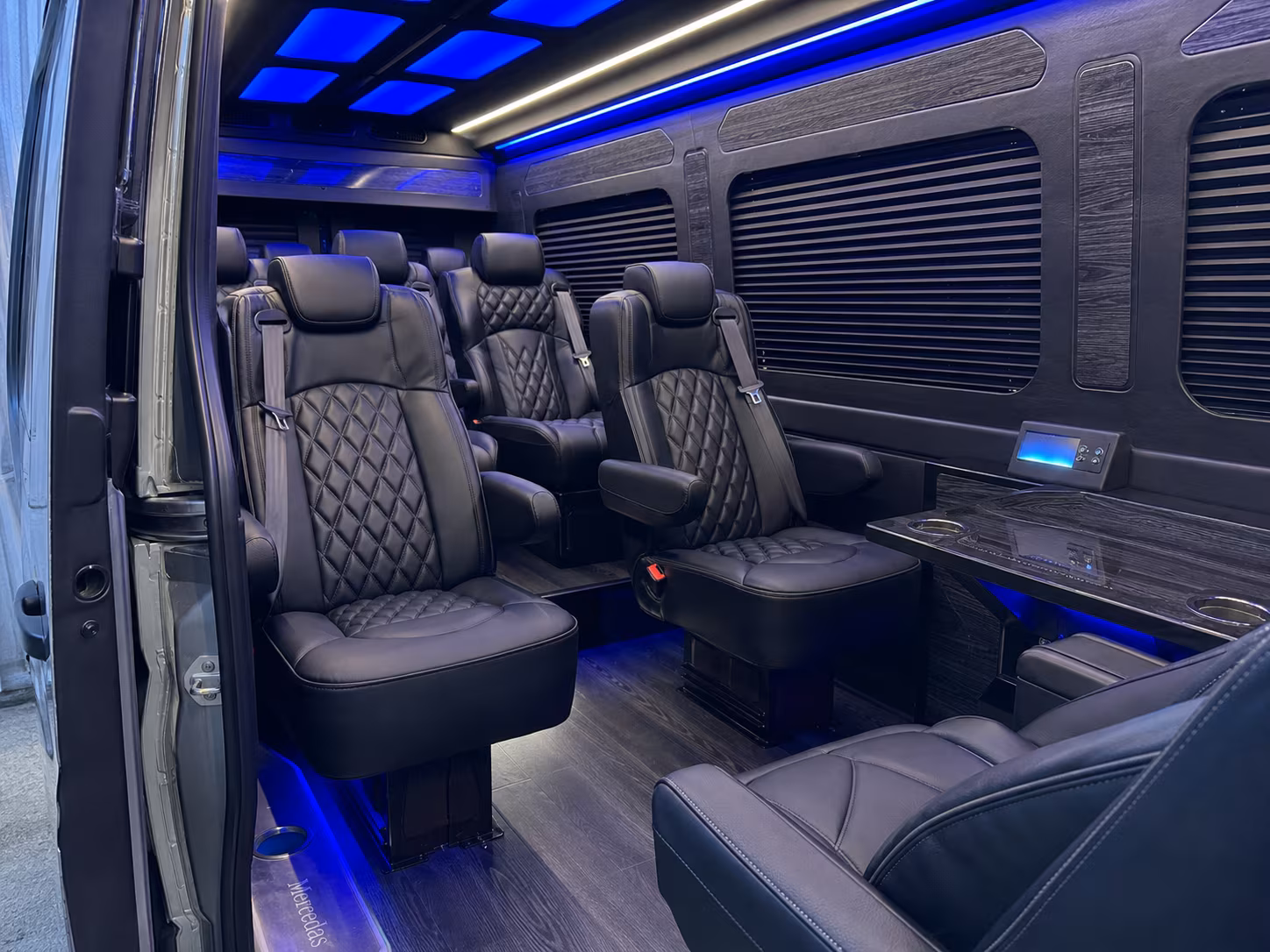 sprinter van transportation for groups and events across charlottesville