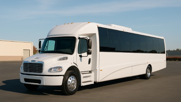 Exterior of Charter Bus Company Charlottesville's 18 Passenger Minibus in Charlottesville