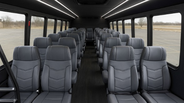 charlottesville 15 passenger minibus inside