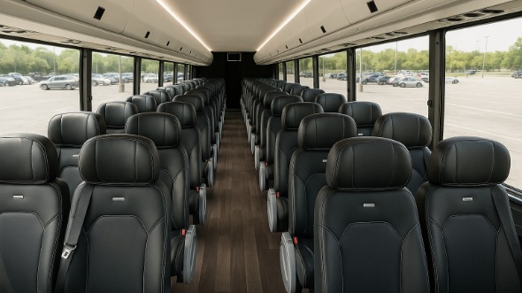 charlottesville 18 passenger minibus inside