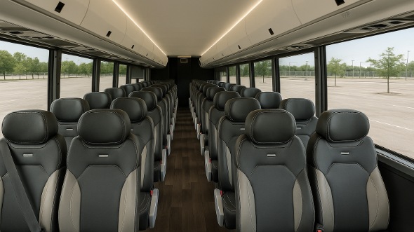 charlottesville 25 passenger minibus inside