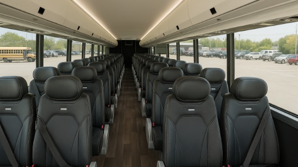 charlottesville 30 passenger minibus inside