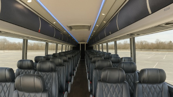 charlottesville 56 passenger charter bus rental