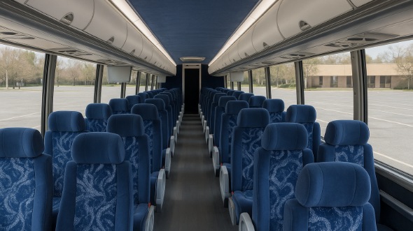 charlottesville 56 passenger charter bus