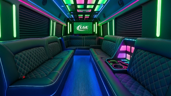 charlottesville party bus rental inside